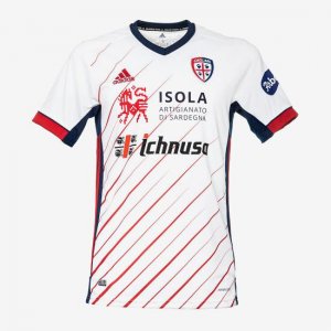 Cagliari 20-21 Away White Soccer Shirt Jersey