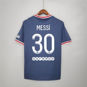 Paris Saint Germain 21-22 Home Navy PSG Messi #30 Soccer Jersey Football Shirt