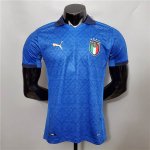 Euro 2020 Italy Home Kit Blue Soccer Jersey Football Shirt 21-22 (Player Version)