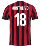 AC Milan Home 2017/18 Montolivo #18 Soccer Jersey Shirt