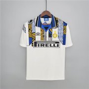 96-97 Inter Milan Away White Retro Soccer Jerseys Football Shirt