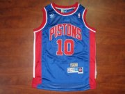 Detroit Pistons Dennis Rodman #10 Blue Soul Swingman Jersey