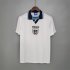 1996 England Home White Retro Soccer Jersey Football Shirt