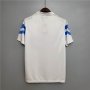 88/89 Napoli Retro Football Shirt Away White Soccer Shirt