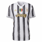 JUVENTUS 20-21 HOME WHITE SOCCER JERSEY SHIRT (PLAYER VERSION)