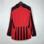 AC Milan 07-08 Home Retro Soccer Jersey Long Sleeve Football Shirt