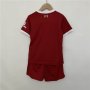 Kids Liverpool 23/24 Home Red Soccer Football Kit (Shirt+Shorts)