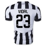Juventus 14/15 VIDAL #23 Home Soccer Jersey