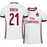 AC Milan Away 2017/18 Lucas Biglia #21 Soccer Jersey Shirt