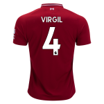 2018/19 Liverpool VIRGIL VAN DIJK #4 Soccer Jersey Shirt