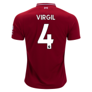 2018/19 Liverpool VIRGIL VAN DIJK #4 Soccer Jersey Shirt