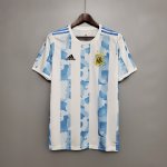 COPA AMERICA 2021 ARGENTINA SOCCER JERSEY 20-21 HOME WHITE FOOTBALL SHIRT