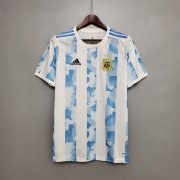 COPA AMERICA 2021 ARGENTINA SOCCER JERSEY 20-21 HOME WHITE FOOTBALL SHIRT