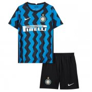 INTER MILAN 20-21 HOME BLUE KIDS FOOTBALL KIT (Shirt+Shorts)