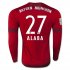 Bayern Munich LS Home 2015-16 ALABA #27 Soccer Jersey