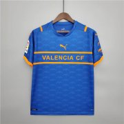 Valencia 21-22 Third Blue Soccer Jersey Football Shirt