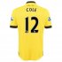 Aston Villa Away 2015-16 COLE #12 Soccer Jersey