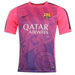 Barcelona 2014-2015 Pre-Match Training Jersey (Navy-Purple)