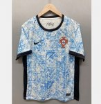 UEFA Euro 2024 Portugal Away Soccer Jersey Football Shirt