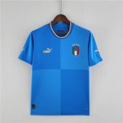 Italy Football Shirt 2022 Home Blue Soccer Jersey