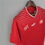 Switzerland/Suisse World Cup 2022 Home Red Soccer Jersey Football Shirt