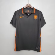Netherlands Soccer Shirt 2020-21 Away Black Football Shirt Jersey