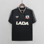 Colo-Colo Retro Soccer Jersey 1992 Black Away Football Shirt