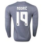 Real Madrid LS Away 2015-16 MODRIC #19 Soccer Jersey