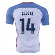 USA Home 2016 ACOSTA #14 Soccer Jersey