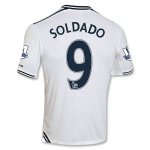13-14 Tottenham Hotspur #9 SOLDADO Home Jersey Shirt