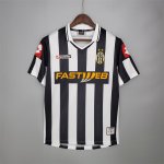 Juventus 01-02 Retro Soccer Jersey Home White&Black Football Shirt