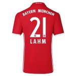 Bayern Munich Home 2016-17 LAHM 21 Soccer Jersey Shirt