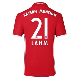 Bayern Munich Home 2016-17 LAHM 21 Soccer Jersey Shirt