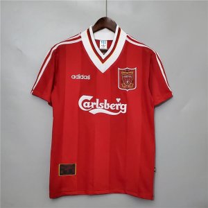 97/98 Liverpool Retro Red Soccer Jersey Football Shirt