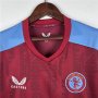 Aston Villa 23/24 Home Soccer Jersey Red Football Shirt