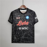 Napoli 21-22 Halloween Special Version Black Soccer Jersey Football Shirt