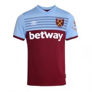 2019-20 West Ham United Home Blue&Red Soccer Jersey Shirt