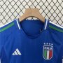 Kids Italy UEFA Euro 2024 Home Football Kit (Shirt+Shorts)