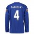 Chelsea LS Home 2015-16 FABREGAS #4 Soccer Jersey