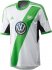 13-14 Wolfsburg Home White Soccer Jersey Shirt