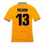 13-14 Juventus #13 Peluso Away Yellow Jersey Shirt
