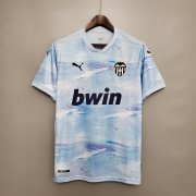 Valencia 20-21 Away Blue Soccer Shirt Jersey