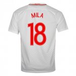 Poland Home 2016 Mila 18 Soccer Jersey Shirt