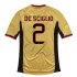 13-14 AC Milan #2 De Sciglio Away Golden Jersey Shirt