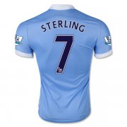 Manchester City Home 2015-16 STERLING #7 Soccer Jersey