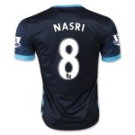 Manchester City Away 2015-16 NASRI #8 Soccer Jersey