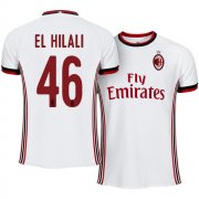 AC Milan Away 2017/18 Mattia El Hilali #46 Soccer Jersey Shirt