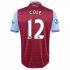 Aston Villa 2015-16 Home COLE #12 Soccer Jersey