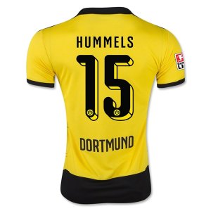 Borussia Dortmund Home 2015-16 HUMMELS #15 Soccer Jersey