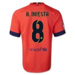 Barcelona 14/15 A. INIESTA #8 Away Soccer Jersey